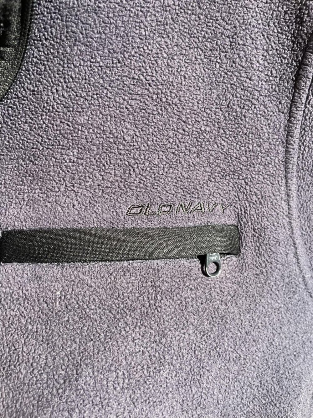 Old Navy Sweater Mens XL Gray Fleece Quarter Zip Mock Neck Pullover Warm Casual - Picture 8 of 8